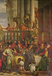El banquete de bodas en Caná (detalle)